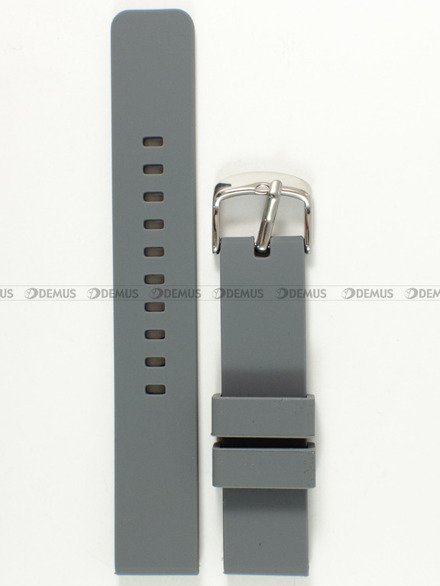 Pasek silikonowy do zegarka - Chermond PG8.18.11 - 18 mm