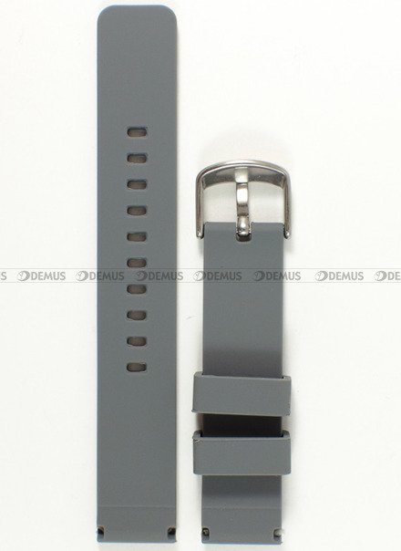Pasek silikonowy do zegarka - Chermond PG8.18.11 - 18 mm