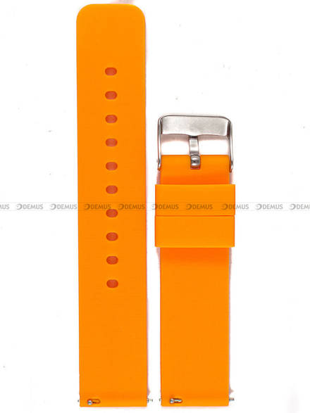 Pasek silikonowy do zegarka - Demus PGC1.20.12 - 20 mm