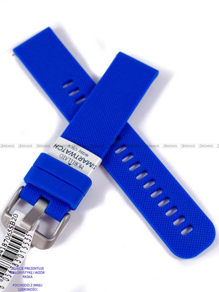 Pasek silikonowy do zegarka - Morellato A01X5654187065SB18 - 18 mm