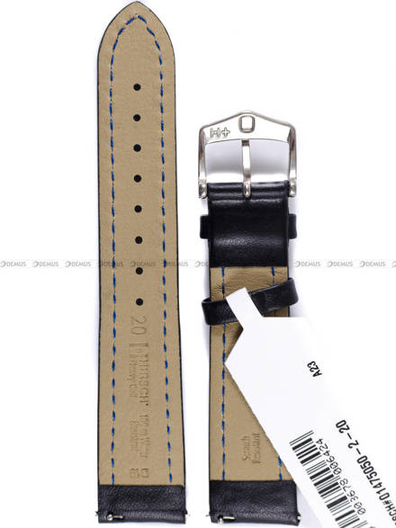 Pasek skórzany do zegarka - Hirsch Heavy Calf 01475050-2-20 - 20 mm