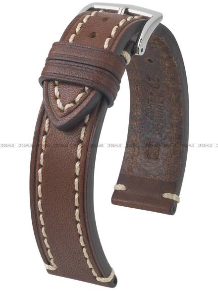 Pasek skórzany do zegarka - Hirsch Liberty 10920210-2-22 XL - 22 mm