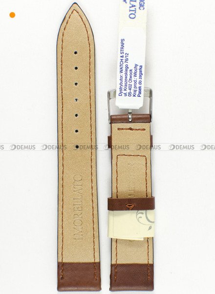 Pasek skórzany do zegarka - Morellato A01X4219A97040CR14 14 mm brązowy