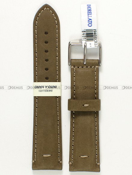 Pasek skórzany do zegarka - Morellato A01X5041B94033CR22 - 22 mm