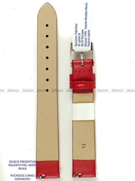 Pasek skórzany do zegarka - Morellato A01X5200875083CR12 - 12 mm