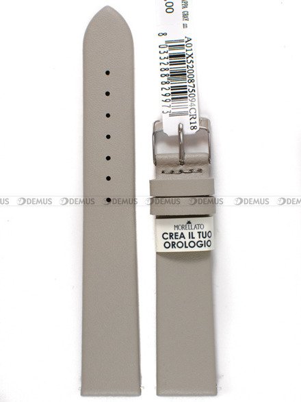 Pasek skórzany do zegarka - Morellato A01X5200875094CR18 - 18 mm