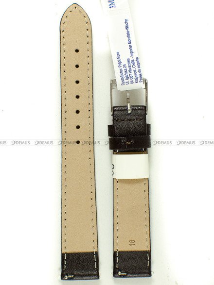 Pasek skórzany do zegarka - Morellato A01X5202875032CR16 - 16 mm