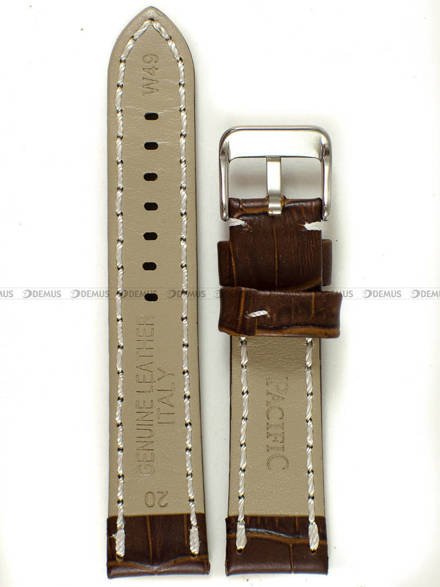 Pasek skórzany do zegarka - Pacific W49.20.2.7 - 20 mm