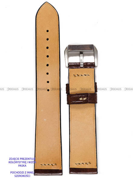 Pasek skórzany ręcznie robiony A. Kucharski Leather - Ecbatana - Tobacco/Camel - 30 mm