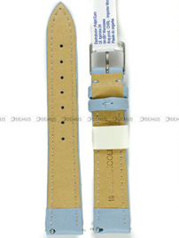 Pasek Green Collection do zegarka - Morellato A01D5050C47068CR16 - 16 mm niebieski