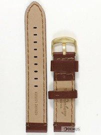 Pasek do zegarka Timex TW2P58900 - PW2P58900 - 20 mm brązowy