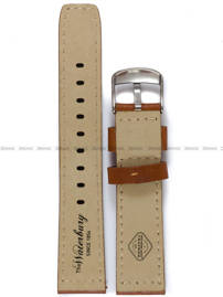 Pasek do zegarka Timex TW2P84000 - PW2P84000 - 20 mm brązowy