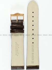 Pasek do zegarka skórzany Atlantic - L397.36.22R - 22 mm brązowy