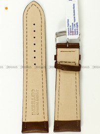 Pasek do zegarka skórzany - Morellato A01U4026A37034CR28 28 mm brązowy