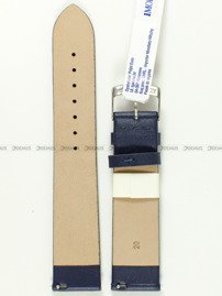 Pasek do zegarka skórzany - Morellato A01X5200875017CR20 20 mm niebieski