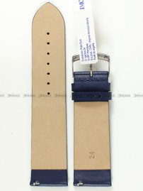 Pasek do zegarka skórzany - Morellato A01X5200875019CR24 - 24 mm niebieski