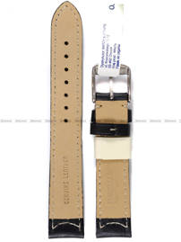 Pasek do zegarka skórzany - Morellato X4273B09019 18 mm czarny