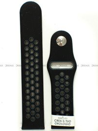 Pasek silikonowy do zegarka - Morellato A01X5402187801CR22 - 22 mm