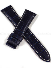 Pasek skórzany do zegarka Aviator - V.3.20.0.145.4 - 22 mm niebieski