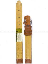 Pasek skórzany do zegarka - Diloy 302EL.12.3 - 12 mm brązowy