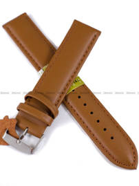 Pasek skórzany do zegarka - Diloy 302EL.20.3 - 20mm brązowy