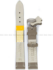 Pasek skórzany do zegarka - Diloy 421.14.7 - 14 mm