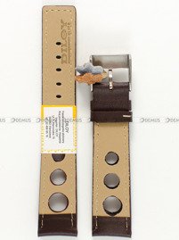 Pasek skórzany do zegarka - Diloy P355.20.2 - 20 mm brązowy