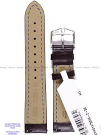 Pasek skórzany do zegarka - Hirsch Heavy Calf 01475010-2-24 - 24 mm - Zwężany