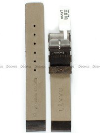 Pasek skórzany do zegarka - LAVVU LSCUC18 - 18 mm brązowy