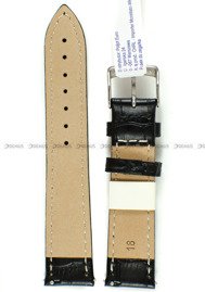 Pasek skórzany do zegarka - Morellato A01D5192480019CR18 - 18 mm czarny