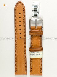 Pasek skórzany do zegarka - Morellato A01X5046B71046CR22 - 22 mm brązowy