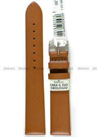 Pasek skórzany do zegarka - Morellato A01X5200875137CR18 - 18 mm brązowy