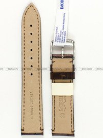 Pasek skórzany do zegarka - Morellato X4807B95034 - 20 mm brązowy