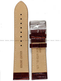 Pasek skórzany do zegarka - Orient UDDARST - 25 mm brązowy