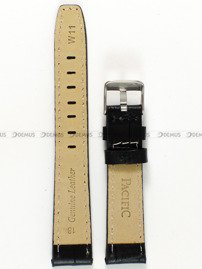 Pasek skórzany do zegarka - Pacific W11.18.1.7 - 18 mm czarny
