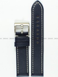 Pasek skórzany do zegarka - Tekla PT50.20.5.7 - 20 mm niebieski