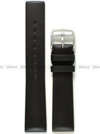 Pasek z naturalnego kauczuku do zegarka - Hirsch Pure 40538850-2-20 - 20 mm czarny